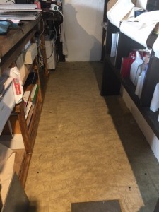 スキを見計らっての工事。。